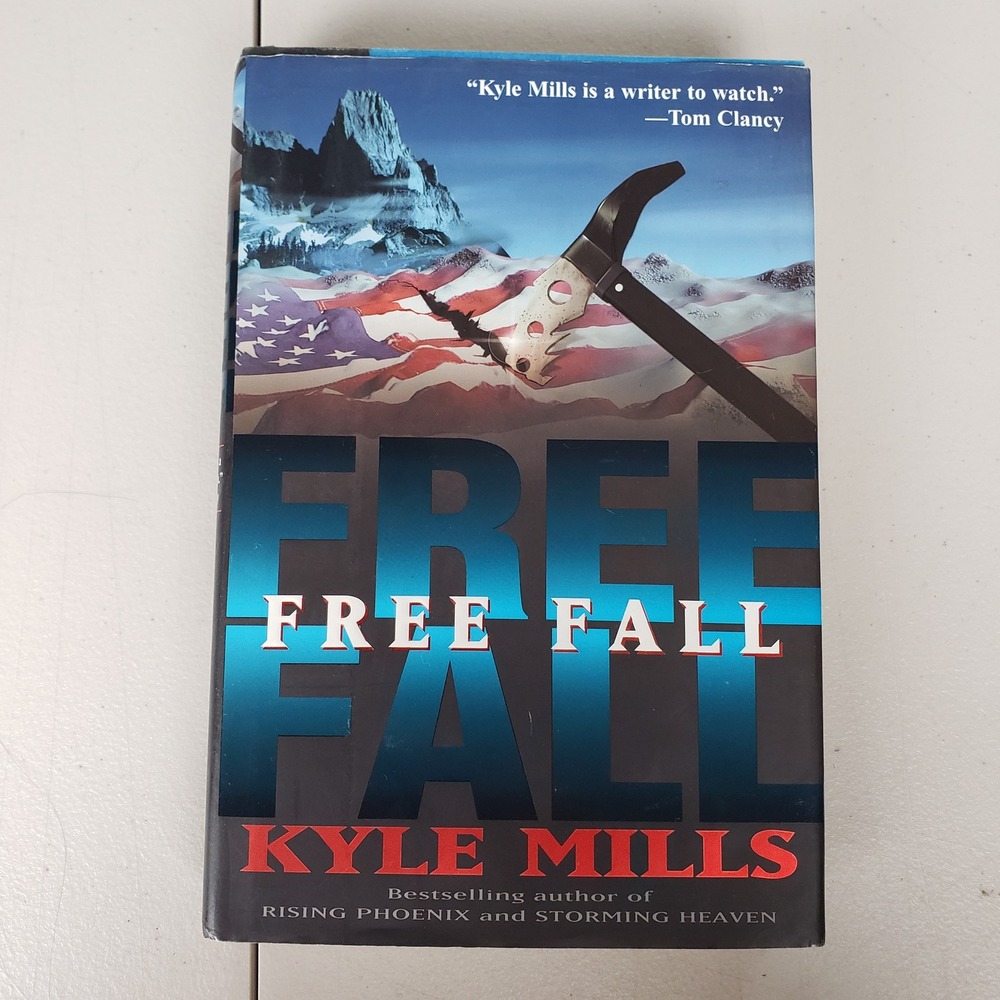 Free Fall by Kyle Mills Hardcover 2000 First Edition FBI Thriller Mark Beamon